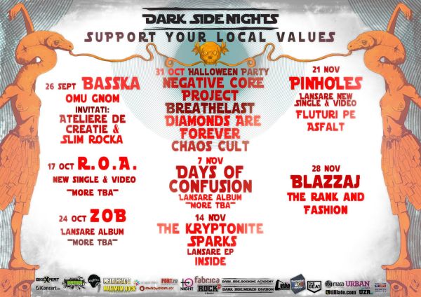 Dark Side Nights 2 anunta noi concerte pentru toamna aceasta